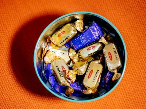 Bucuria candy made in Moldova Stock Photos
