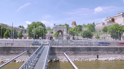 Buda Castle and Bazaar, Budapest Stock Footage 83764769
