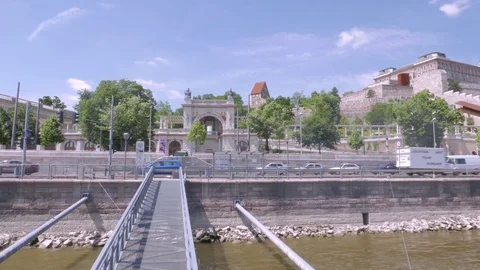 Buda Castle and Bazaar, Budapest Stock Footage 83764810