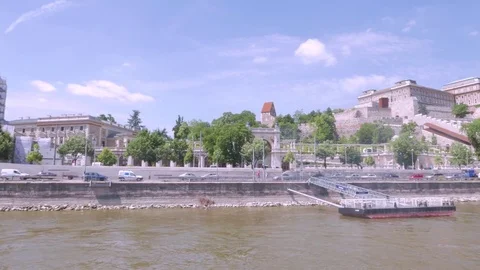 Buda Castle and Bazaar, Budapest Stock Footage 83765674