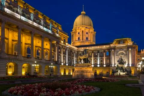 Buda Castle - Budapest - Hungary Stock Photos