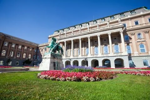 Buda castle building Stock Photos