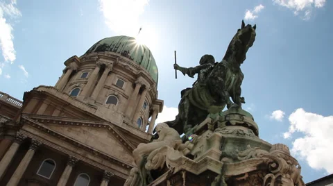 BUDA CASTLE CU 03 Stock Footage 38860613