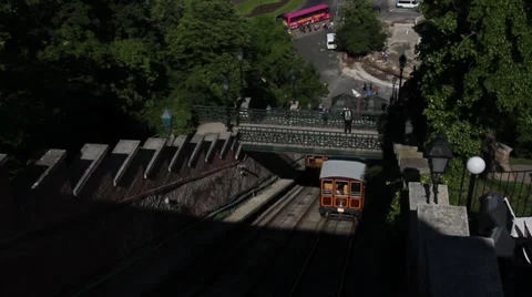 BUDA CASTLE FUNICULAR 01 Stock Footage 38846470