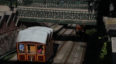 BUDA CASTLE FUNICULAR 03 Stock Footage 38871491