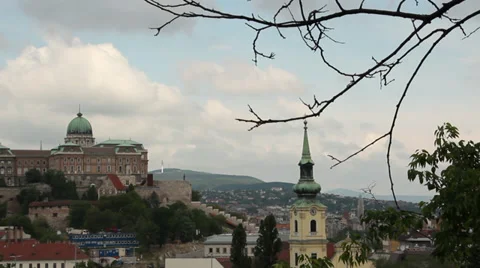 BUDA CASTLE LONGSHOT 01 Stock Footage 38841284