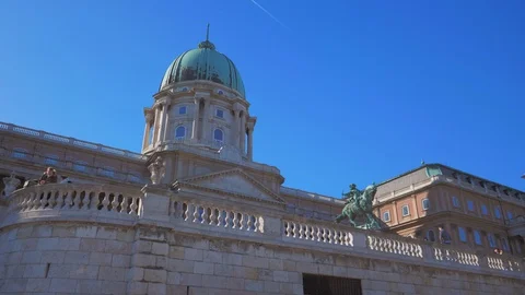 Buda Castle Palace Video stock 129085507
