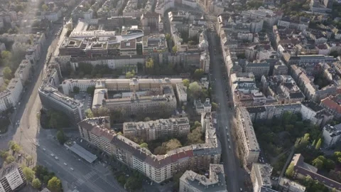 Buda Side of Budapest Downtown Stock Footage 231329102