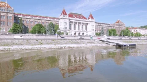 Buda side from the Danube, Budapest Stock Footage 83764086