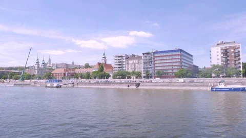 Buda side from the Danube, Budapest Stock Footage 83766027