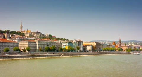 Buda waterfront Stock Photos