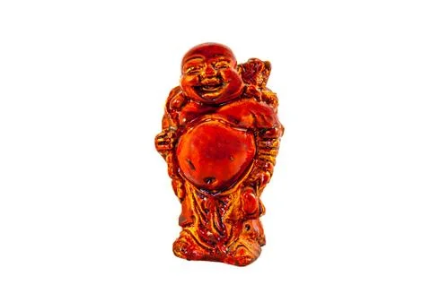 Budai Hotei netsukes Stock Photos