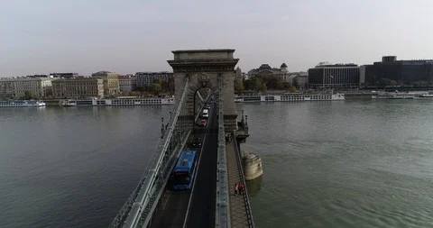 Budapest aerial skyline 4k Stock Footage 101217063