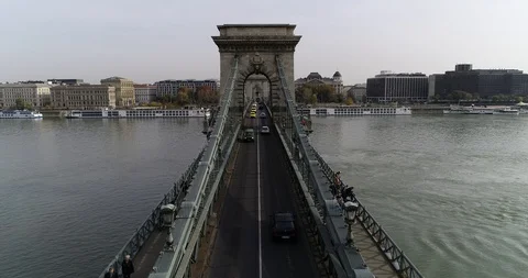 Budapest aerial skyline 4k Stock Footage 101217475