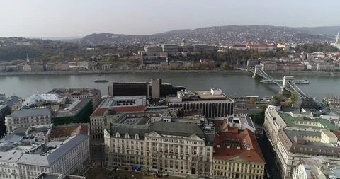 Budapest aerial skyline 4k Stock Footage 101225599