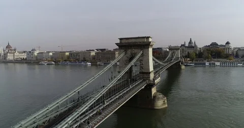 Budapest aerial skyline 4k Stock Footage 101243719
