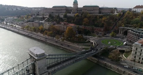 Budapest aerial skyline 4k Stock Footage 101273993