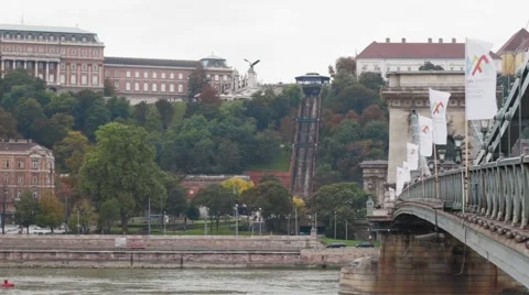 Budapest and the Danube River Stock Footage 44735411