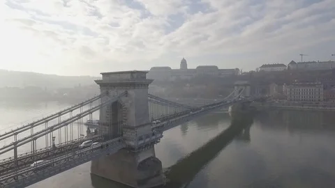 Budapest bridge Video stock 78492246