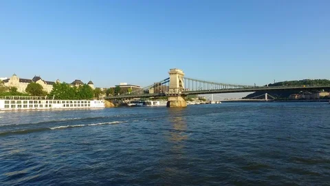 Budapest bridge Stock Footage 97062317
