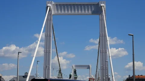 Budapest bridge, Hungary Stock Footage 92260008