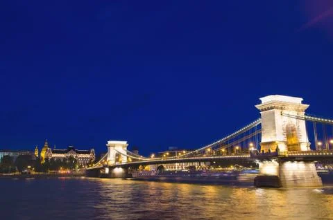 Budapest bridge Stock Photos