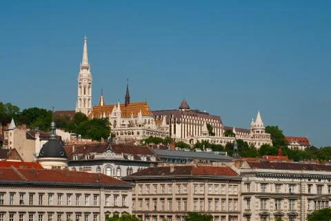 Budapest, Buda castle Stock Photos