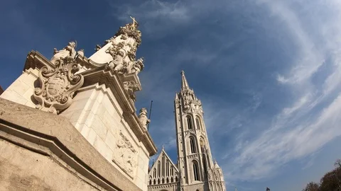 Budapest Casle Stock Footage 99585636