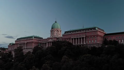 Budapest castle, Hungary Video stock 131375858