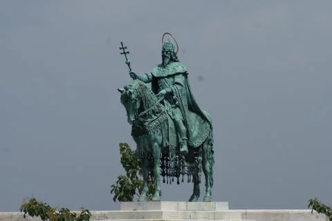 Budapest Castle - St Stephen Stock Photos