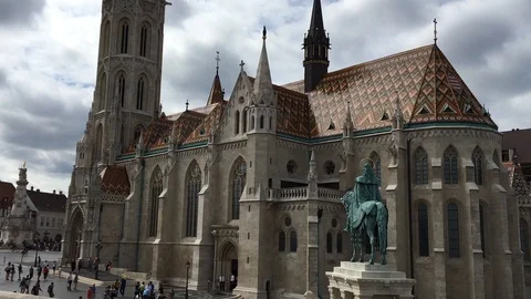 Budapest Cathedral Hungary Stock Footage 101370102