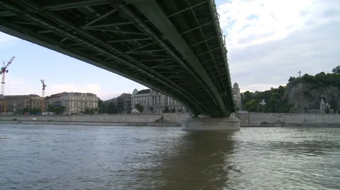 Budapest City And Bridges Stock Footage 45998054