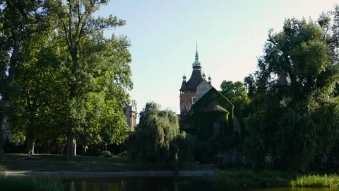 Budapest City Park Stock Footage 221196520