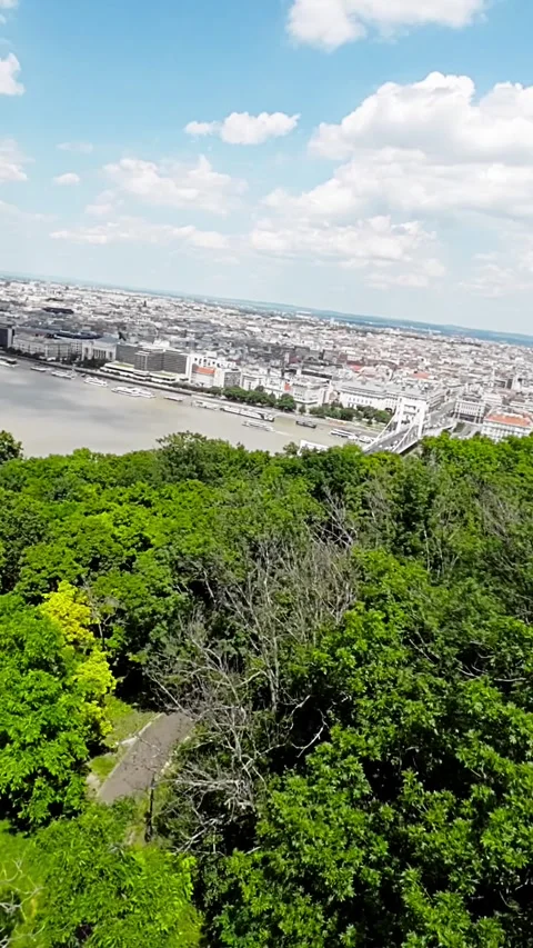 Budapest City Park Stock Footage 280008104