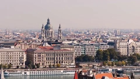 Budapest city view Stock Footage 99186429