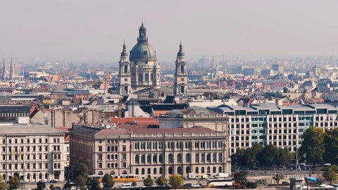 Budapest city view 스톡 동영상 99198831