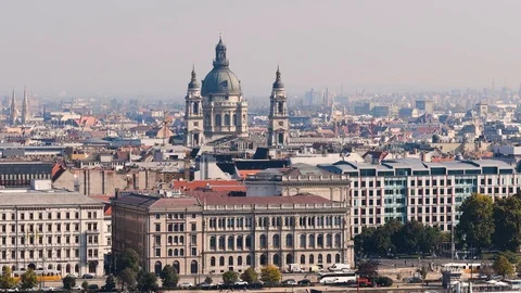 Budapest city view Stock Footage 99199271