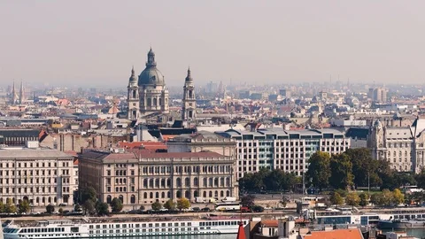 Budapest city view Stock Footage 99284806