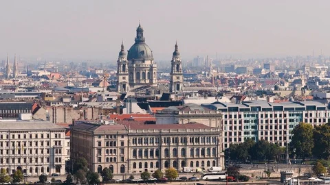 Budapest city view Stock Footage 99284922