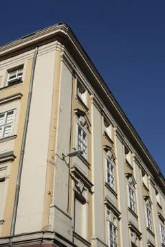 Budapest corner building Stock Photos