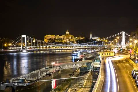 Budapest Danube view Stock Photos