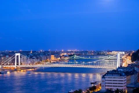 Budapest at Dusk Stock-Fotos