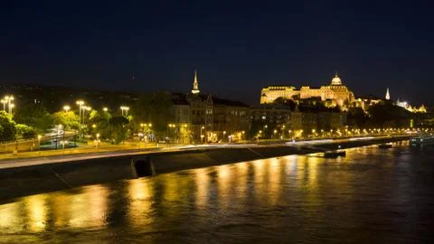 Budapest in the evening Stock Photos