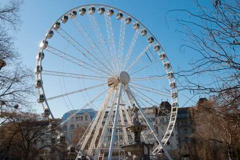 Budapest Eye Ferris Wheel Foto stock