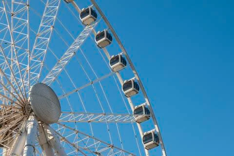 Budapest Eye Ferris Wheel Stock Photos