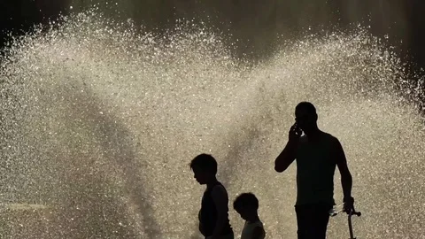 Budapest family, tourism Stock Footage