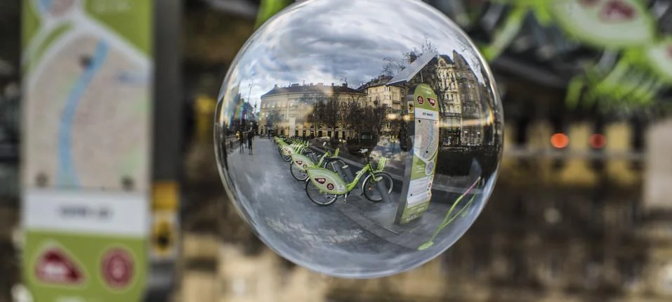 Budapest Globe - Molbubi Stock Photos