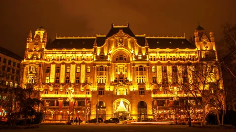 Budapest - Gresham Palace Stock Footage 46439732