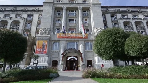 Budapest Hotel Gellért Video stock 85123036