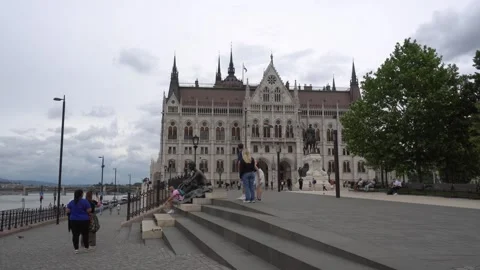 Budapest, Hungary - June 1, 2026 - the Hungarian Parliament Building Stock-Footage 342404875
